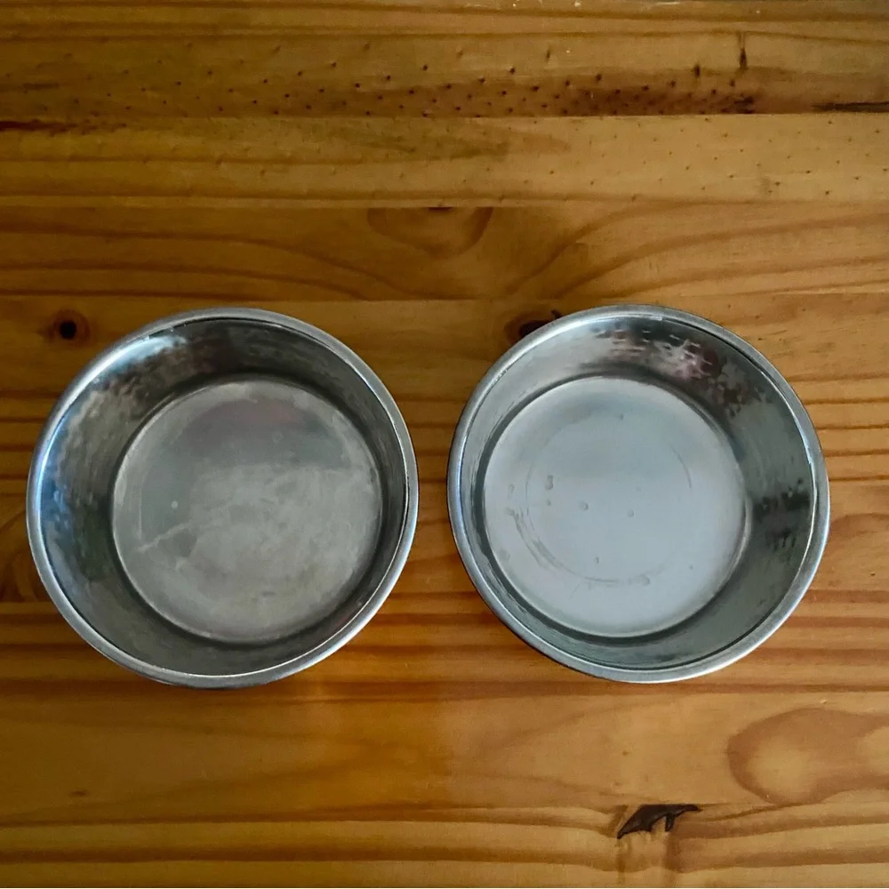 Hammered Copper Finish Bowls, Size Small 16oz